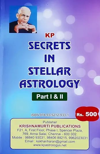 KP Secrets in Stellar Astrology (Part I & II)
